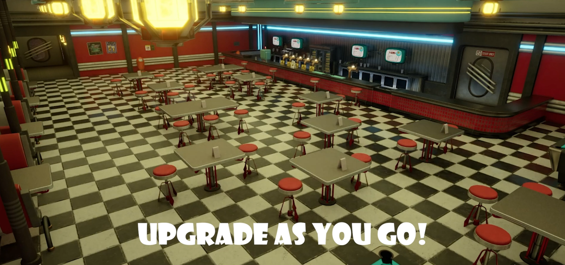 Lots of tables with the caption upgrade as you go!